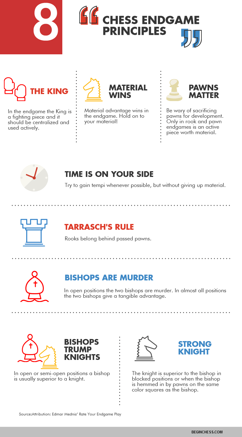 Knight Vs Bishop Endgame, Principles of Chess Endgames